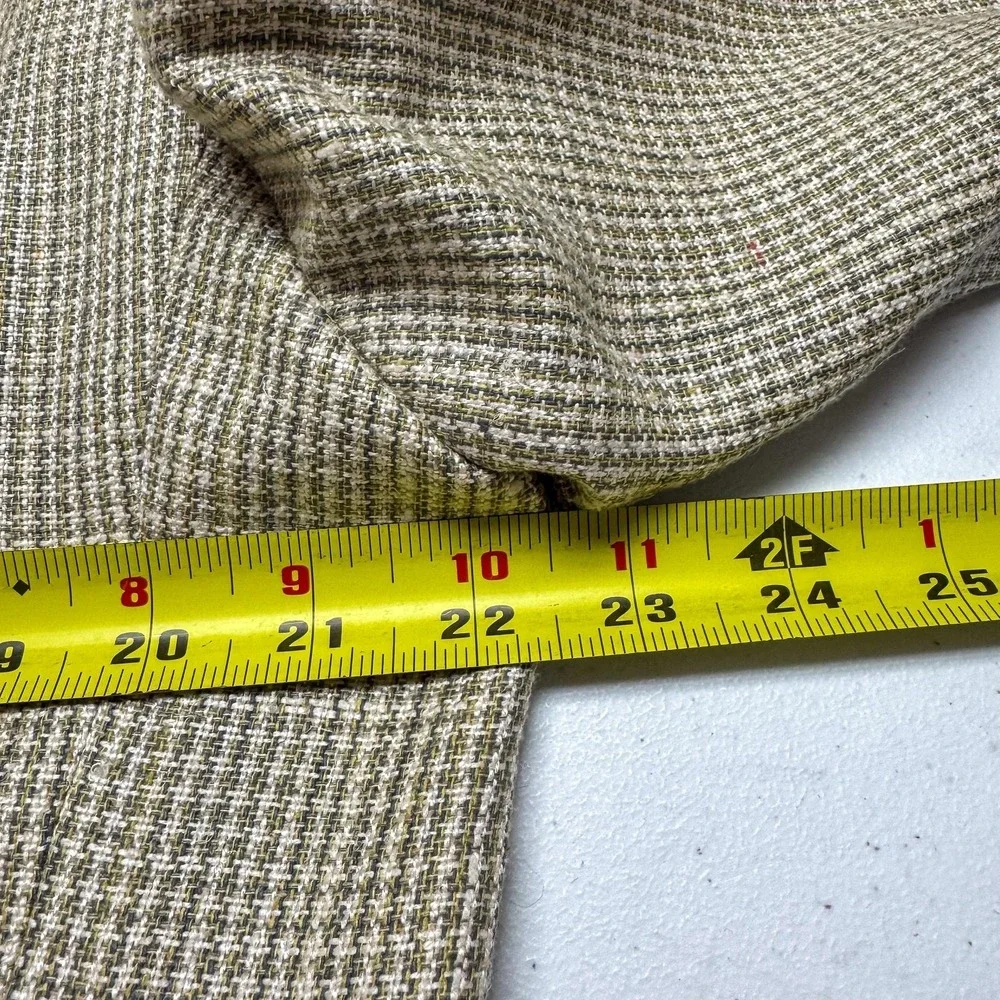Jos A Bank Blazer Mens 42 Long Tan Tweed Check 100%‎ Silk Sport Coat Jacket Work